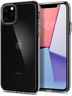 Чехол - накладка Spigen Crystal Hybrid, clear - iPhone 11 Pro Max