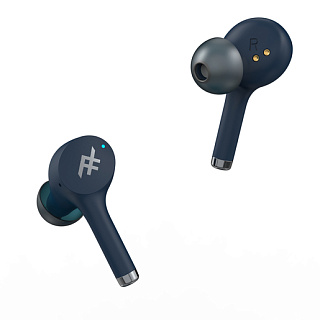 Беспроводные TWS наушники iFrogz Earbud Airtime Pro. Цвет синий.