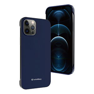 Чехол SwitchEasy Nude для iPhone 12 Pro Max (6.7").синий