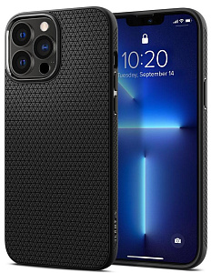 Чехол Spigen Liquid Air (ACS03201) для iPhone 13 Pro Max (Matte Black)