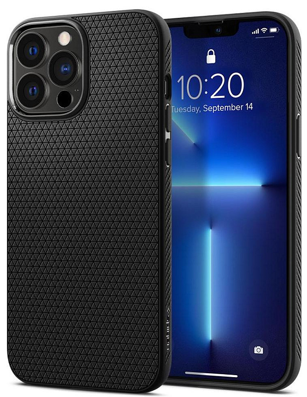 фото Чехол Spigen Liquid Air (ACS03201) для iPhone 13 Pro Max (Matte Black)