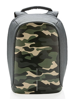 Рюкзак для ноутбука до 14" XD Design Bobby Compact Print (P705.657), зеленый камуфляж