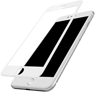 Защитное стекло Baseus PET Soft 3D Tempered Glass Film (SGAPIPH7-PE02) для iPhone 7 (White)