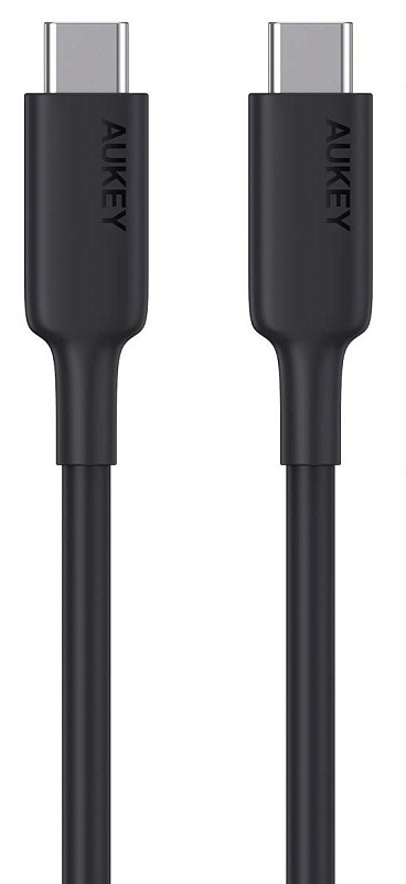 фото Кабель Aukey CB-CD21 USB-C to USB-C 1.2m (Black)
