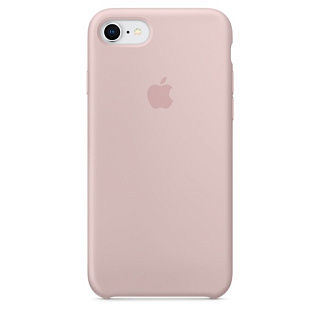 Силиконовый чехол Apple Silicone Case для iPhone 8/7, цвет (Pink Sand) розовый песок