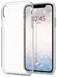 Чехол Spigen Liquid Crystal Glitter, crystal - iPhone XR