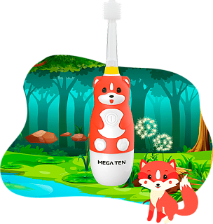 Зубная щетка «Лисичка» Megaten Kids Sonic