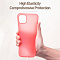 Чехол Baseus Jelly Liquid Silica Gel Protective Case For iPhone 11 Pro Max（2019）Transparent Red