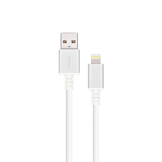 Кабель Moshi USB-А с Lightning коннектером. Длина кабеля: 3 м. Цвет: белый