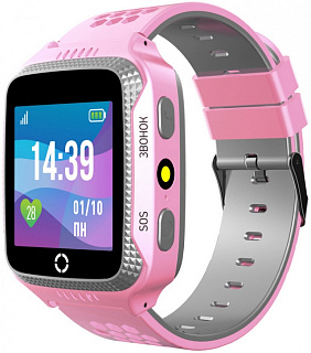 Детские умные часы Jet Kid SCOUT (Pink/Grey)