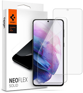 Комплект защитных пленок Spigen NeoFlex (AFL02549) для Samsung Galaxy S21 (Clear)
