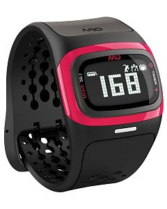 Спортивные часы Mio ALPHA 2 Pink Small-Medium (58P-PNK), черный / розовый
