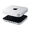 USB док станция с подставкой Satechi Mac Mini Stand & Hub для Mac Mini w/ SSD Enclosure. Цвет: серебристый
