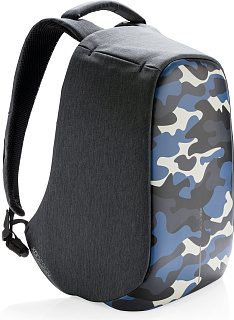 Рюкзак для ноутбука до 14" XD Design Bobby Compact Print (P705.655), синий камуфляж
