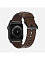 Ремешок Nomad Active Modern Leather Strap для Apple Watch 44mm/42mm. Цвет ремешок кофейный, застежка черный