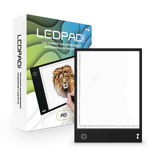 Планшет c LED подсветкой Назад К Истокам "LEDPAD MINI" (LEDPM), черный