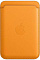 Кожанный чехол-бумажник MagSafe золотой апельсин