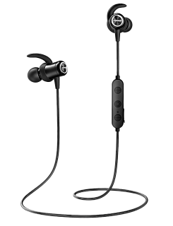 MPOW. Беспроводные спортивные наушники Magneto Sports, цвет черный