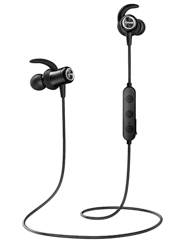 фото MPOW. Беспроводные спортивные наушники Magneto Sports, цвет черный