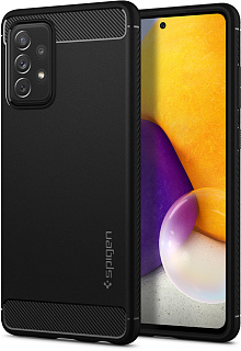 Чехол Spigen Rugged Armor (ACS02324) для Samsung Galaxy A72 (Black)