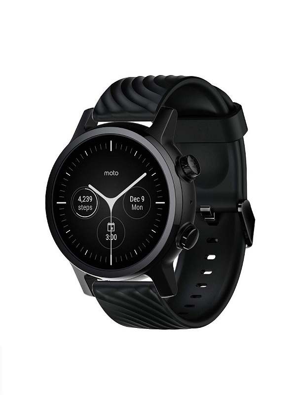 фото Motorola. Умные часы Moto 360 3rd GEN Stainless Steel, цвет Phantom Black