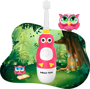 Зубная щетка «Совушка» Megaten Kids Sonic