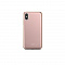 Чехол Moshi iGlaze для iPhone XS/X. Сделан из ударопрочного пластика. Цвет: розовый