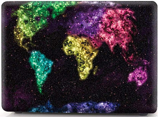 Чехол накладка пластиковая i-Blason для Macbook Retina 13 Creative world map