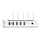 Зарядная док-станция Satechi 5-Port USB Charging Station Dock для мобильных устройств. Разъемы: USB 5В/2,4А - 4 шт., USB Qualcomm® Quick Charge™- 1 шт. Цвет белый.Satechi 5-Port USB Charging Station Dock