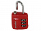 Кодовый навесной замок для багажа Travel Blue TSA Combination Lock (036), цвет красный