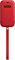 Кожанный чехол MagSafe для iPhone 12 mini красного цвета