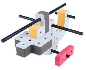 Мягкий конструктор BAKOBA Вертолет (200.01), 25 деталей
