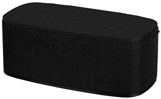 Акустика + беспроводная зарядка Momax Q.Zonic Wireless Charging Bluetooth Speaker, Black