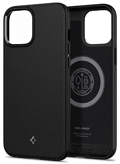 Чехол Spigen MagArmor (ACS01864) для iPhone 12 Pro Max (Black)