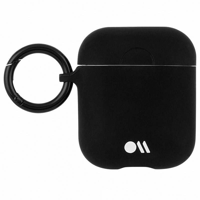 фото Товар: Чехол Case-Mate AirPods Hook Ups Case & Neck Strap для футляра с возможностью беспроводной зарядки и шнурок для наушников AirPods. Цвет черный. 