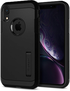 Чехол Spigen Tough Armor, black - iPhone XR