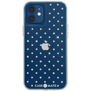 Чехол-накладка Case-Mate Sheer Gems для iPhone 12 mini, покрытый антимикробным материалом Micropel. Цвет: прозрачный.