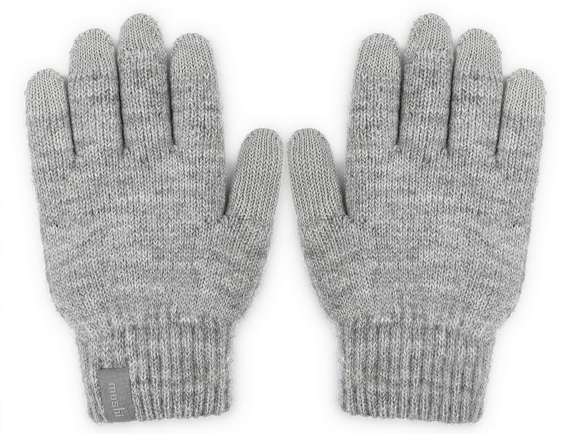 фото Перчатки Moshi Digits M (99MO065013) для сенсорных устройств (Light Grey)