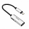 Переходник для наушников Lightning Audio Adapter LT01 (3,5)  silver