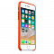 Кожаный чехол Apple Leather Case для iPhone 8/7, цвет (Bright Orange) ярко-оранжевый