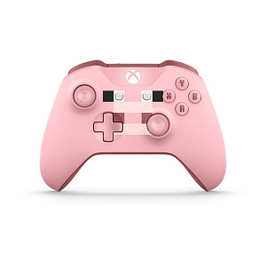 Беспроводной геймпад для Xbox One с разъемом 3,5 мм и Bluetooth цвет MINECRAFT PIG