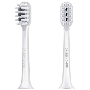 Насадка для зубной щетки Dr.Bei Sonic Electric Toothbrush S7 （2шт, серый)