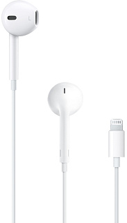 Наушники-вкладыши Apple EarPods with Remote and Mic lightning для iPhone/iPod/iPad (White)