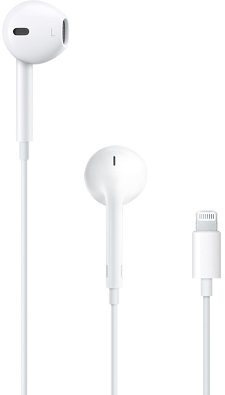 фото Наушники-вкладыши Apple EarPods with Remote and Mic lightning для iPhone/iPod/iPad (White)