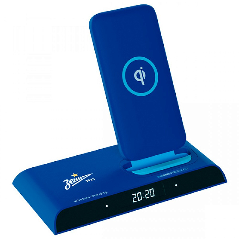 фото Внешний аккумулятор 10000мАч PB10DQi PRO док-станция Zenit синий