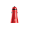 Автомобильное зарядное устройство LENZZA Razzo Metallic Car Charger. Два порта USB 5В, 2,1А. Цвет красный.
Lenzza Razzo Metallic Car Charger, MFi - Red