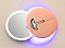 Косметическое зеркало Xiaomi Jordan&Judy LED Makeup Mirror (Pink)