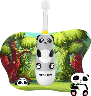 Зубная щетка «Панда» Megaten Kids Sonic