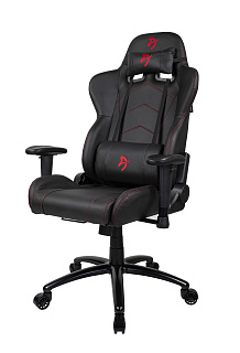 Компьютерное кресло (для геймеров) Arozzi Inizio Black PU - Red logo