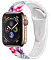 Ремешок COTEetCI W38 Flowers TPU band for Apple Watch 40mm white peony